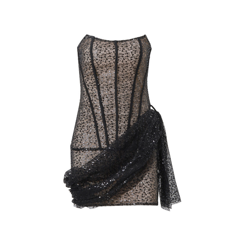 Winter Sexy High Class Elegantes Party-Abendkleid Hüftkleid für Frauen