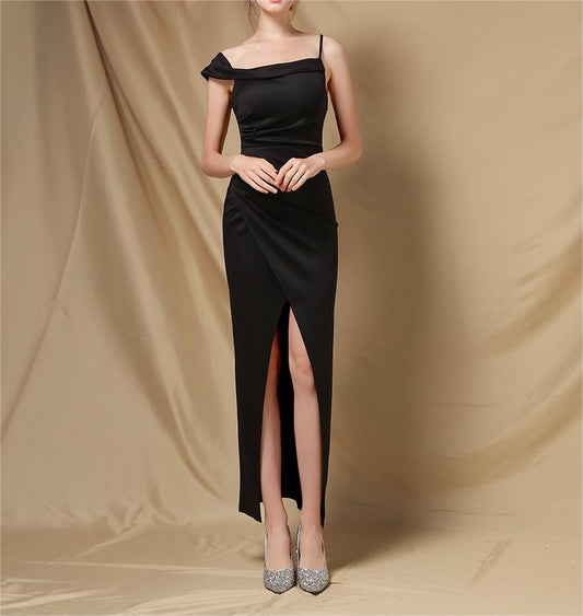 Toastkleid Braut Frühling Schulterfrei Brautkleid Schlankheits Cocktail Kurzes Abendkleid