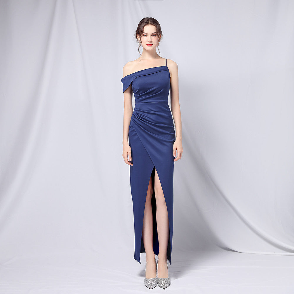 Toastkleid Braut Frühling Schulterfrei Brautkleid Schlankheits Cocktail Kurzes Abendkleid