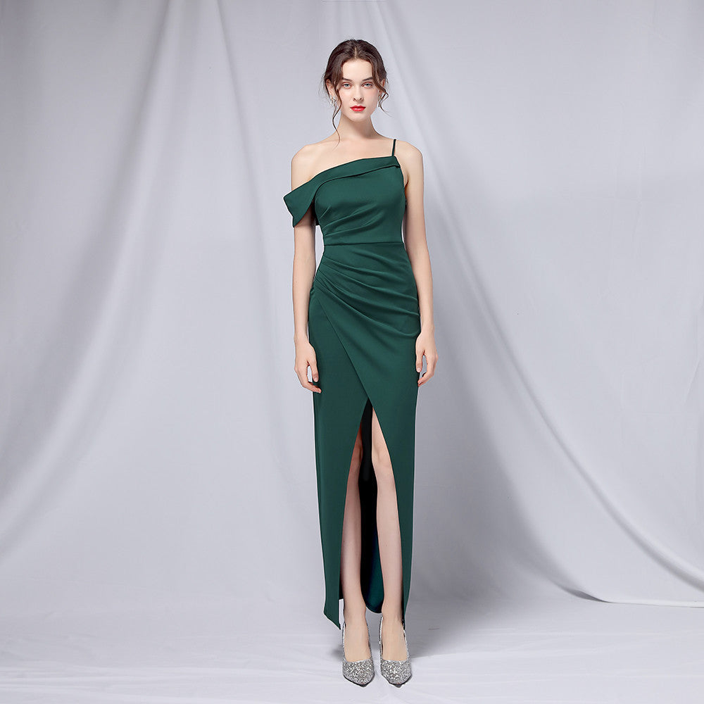 Toastkleid Braut Frühling Schulterfrei Brautkleid Schlankheits Cocktail Kurzes Abendkleid