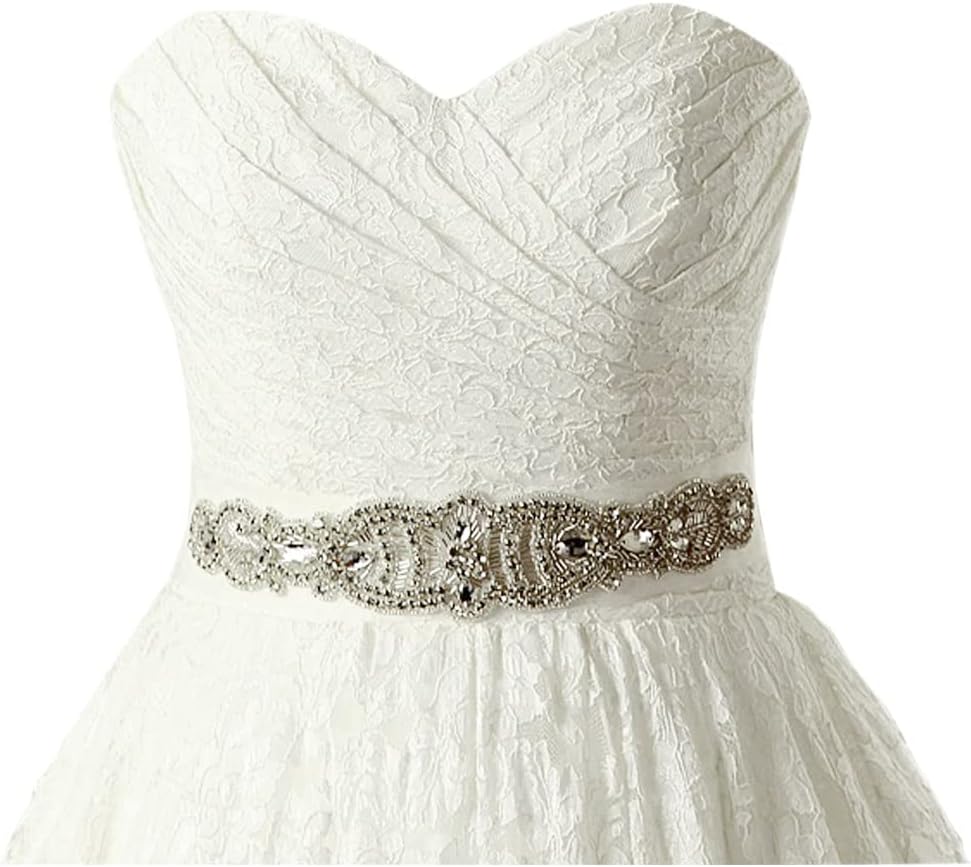 A-Linie Herzausschnitt Elegante Brautkleider Trägerloses Brautkleid