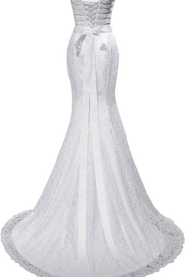 Elegante Meerjungfrau Brautkleider Sweetheart Brautkleider