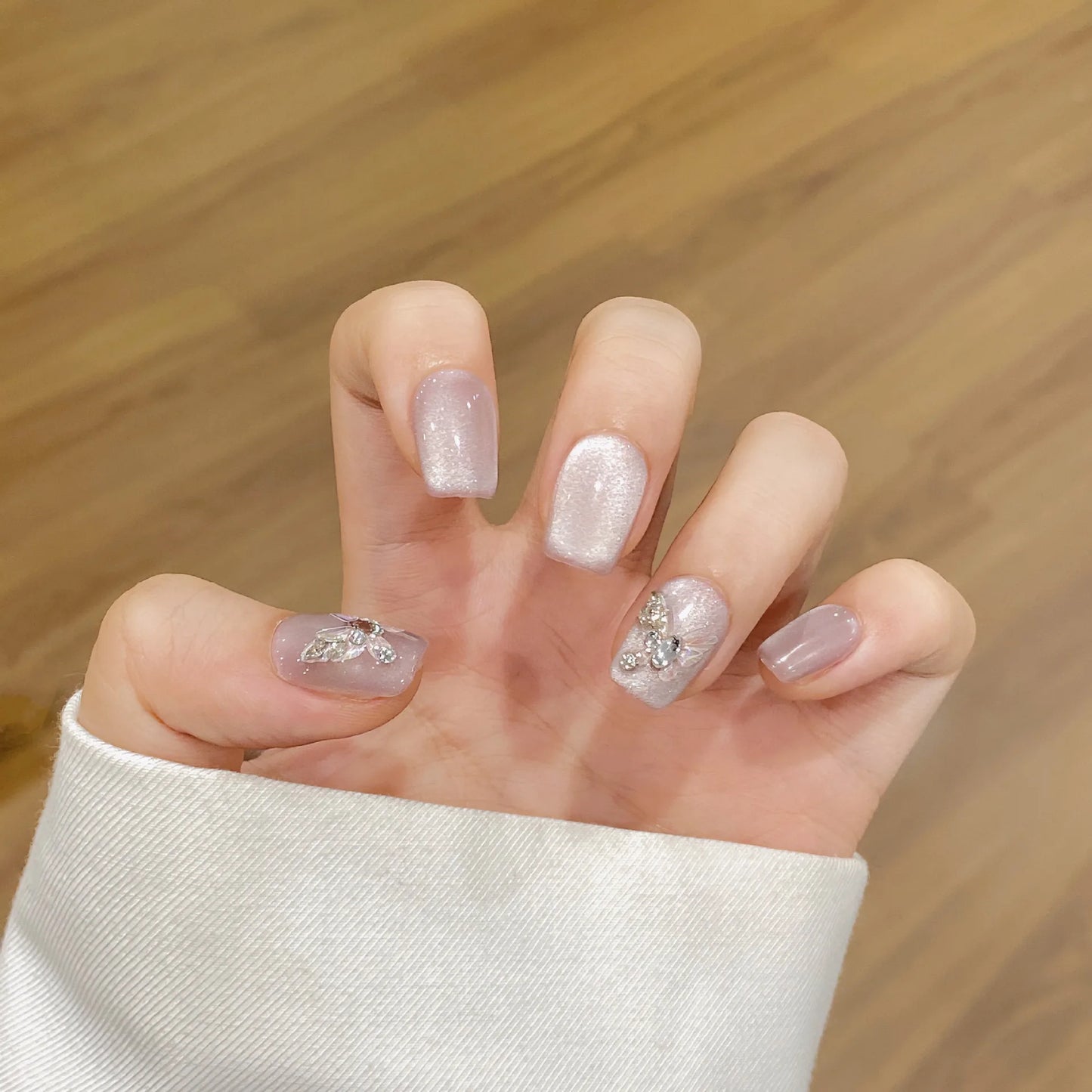 Nuevo estilo hecho a mano con diferentes formas artificiales para salón de uñas, cubierta completa extraíble ABS, puntas para uñas a presión