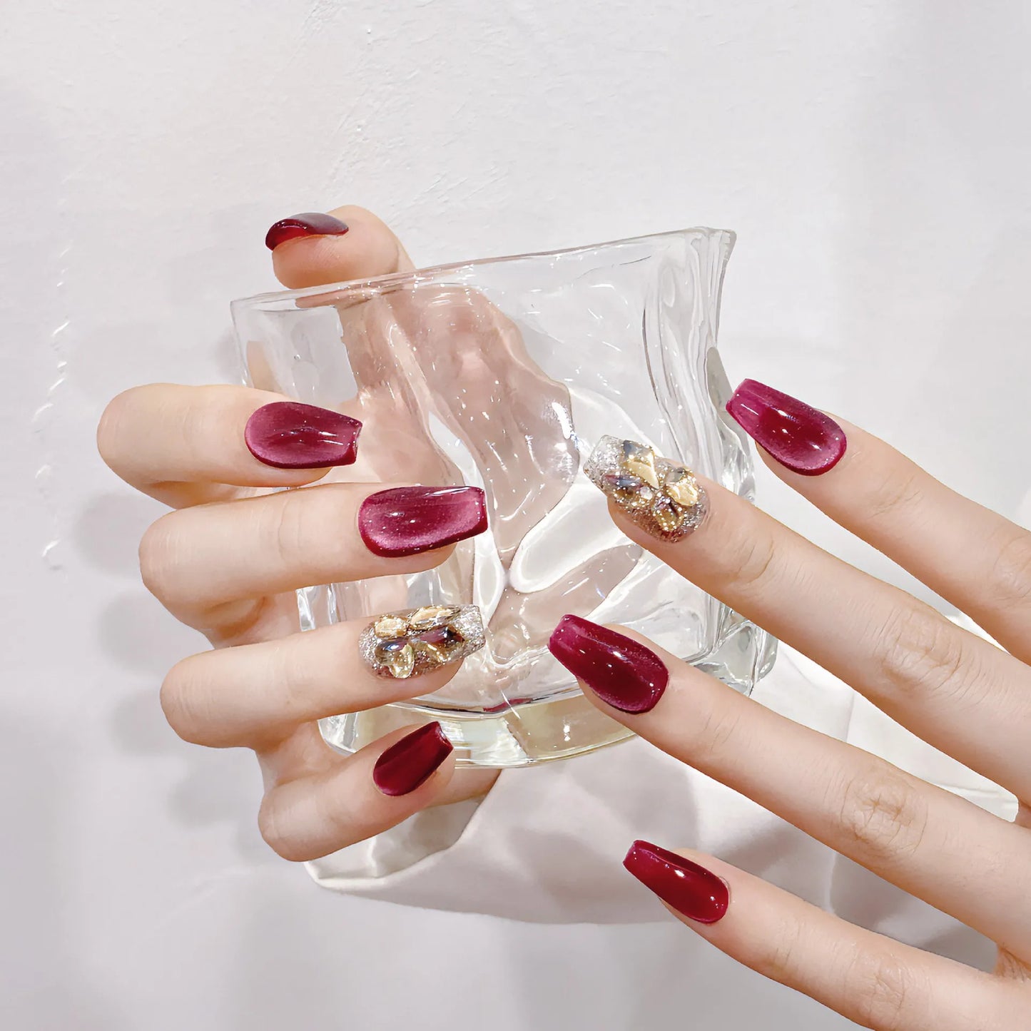 Nuevo estilo hecho a mano con diferentes formas artificiales para salón de uñas, cubierta completa extraíble ABS, puntas para uñas a presión