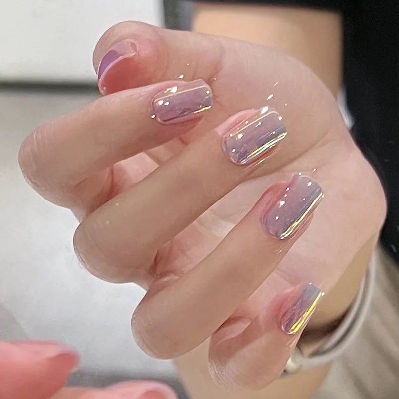 Uñas postizas personalizadas de alta calidad con diamantes de imitación decorativos de lujo