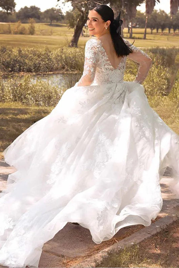 Elfenbein Spitze Rustikale Brautkleider Boho Brautkleider