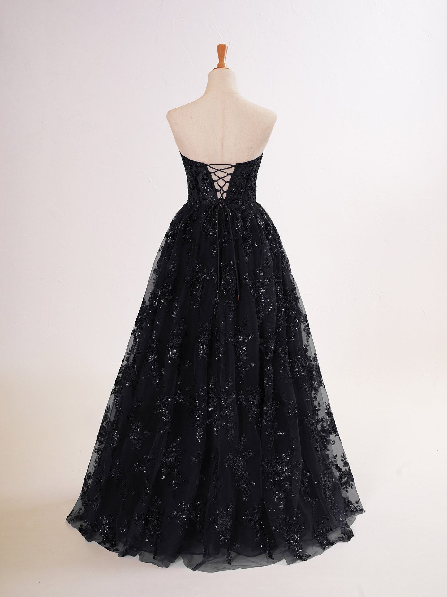 Roycebridal Zara |A-line Sequined Lace Long Prom Dress with Pockets