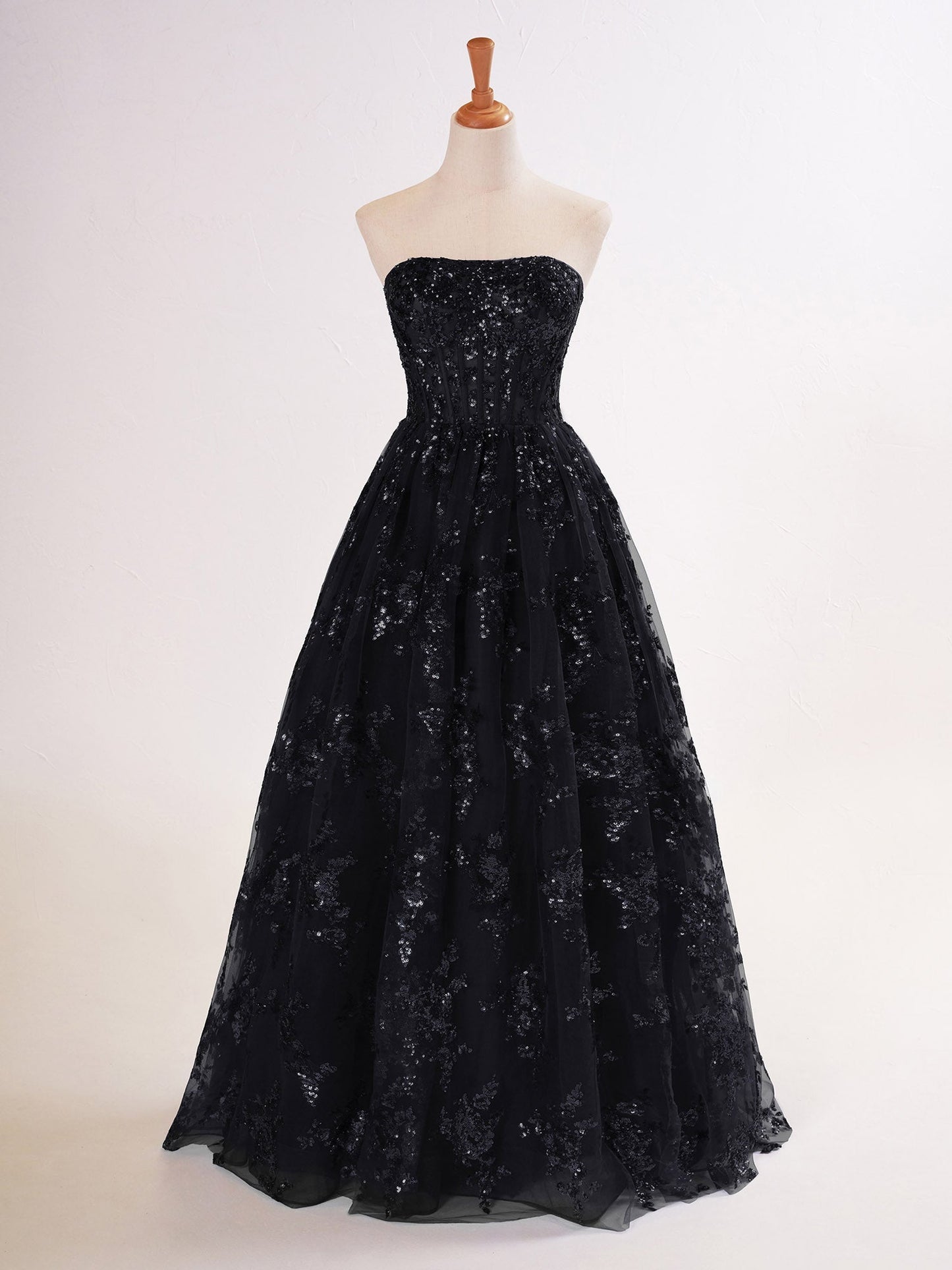 Roycebridal Zara |A-line Sequined Lace Long Prom Dress with Pockets