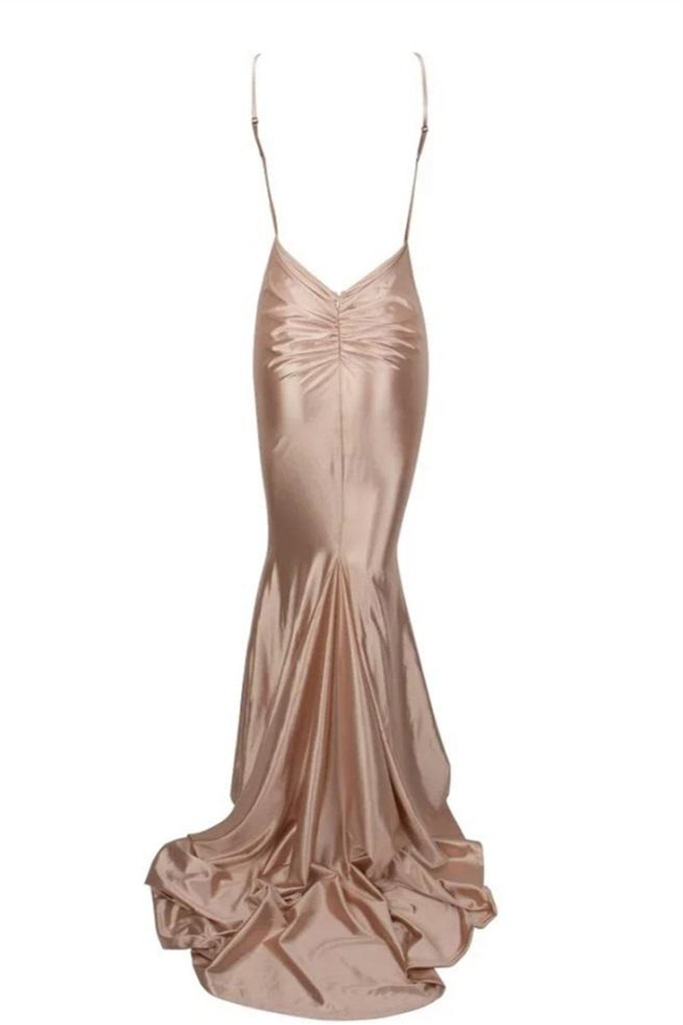 Vestidos de noche color champán | Vestidos largos de fiesta