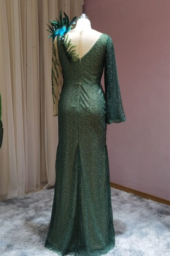 Designer Abendkleider lang mit Ärmeln