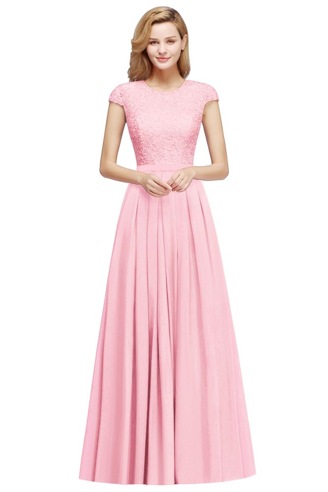 Elegantes A-Linien-Abendkleid mit Flügelärmeln, marineblau, langes Partykleid