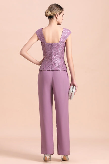 Elegante vestido de novia de gasa con mangas cortas y encaje, económico, en línea, con chal