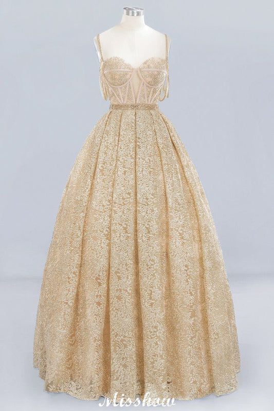 Elegantes Ballkleid mit Tüllspitze und herzförmigem Ausschnitt, ärmellos
