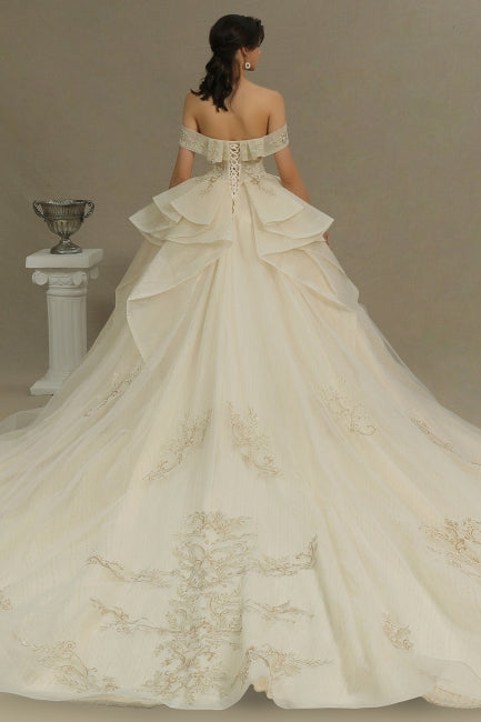Elegante Brautkleider Prinzessin | Brautkleider mit Spitze