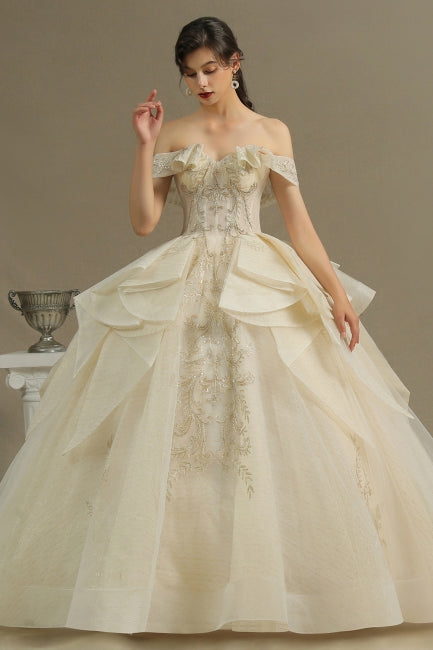 Elegante Brautkleider Prinzessin | Brautkleider mit Spitze