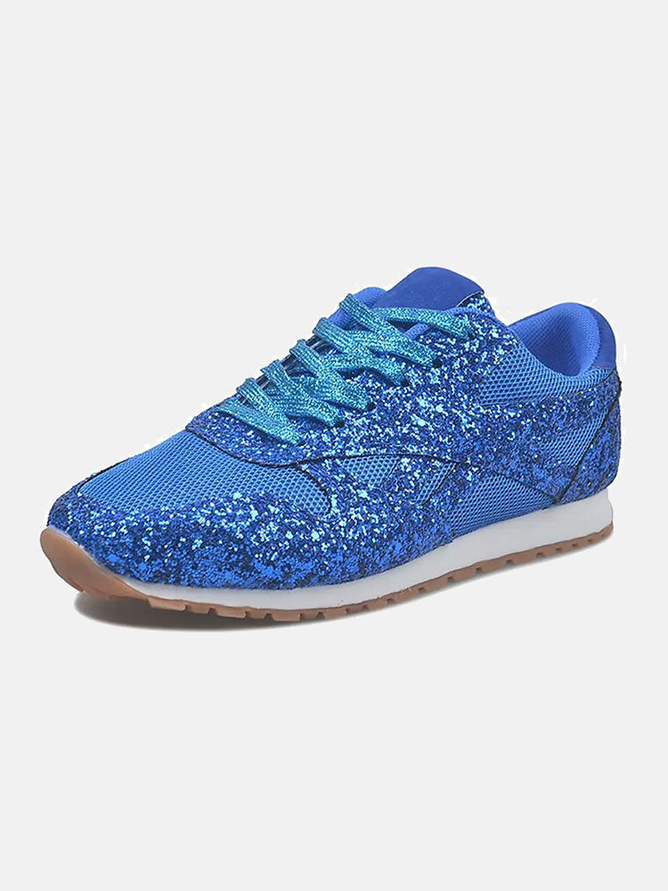 Scarpe da ginnastica casual scintillanti e traspiranti