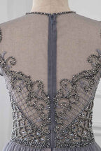 BMbridal Jewel Appliques Short Sleeve Prom Dress With Rhinestones Online