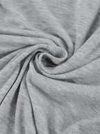 Lange Ärmel, schmal, plissiert, einfarbig, mit Schlitz, schulterfrei, Abendkleider, Maxikleider 