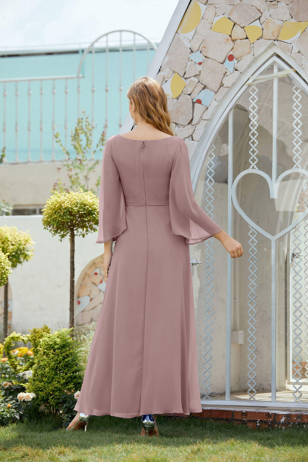 Abito da Sposa della Madre della Sposa Abito da Ballo Formale per Ospite di Matrimonio 28012