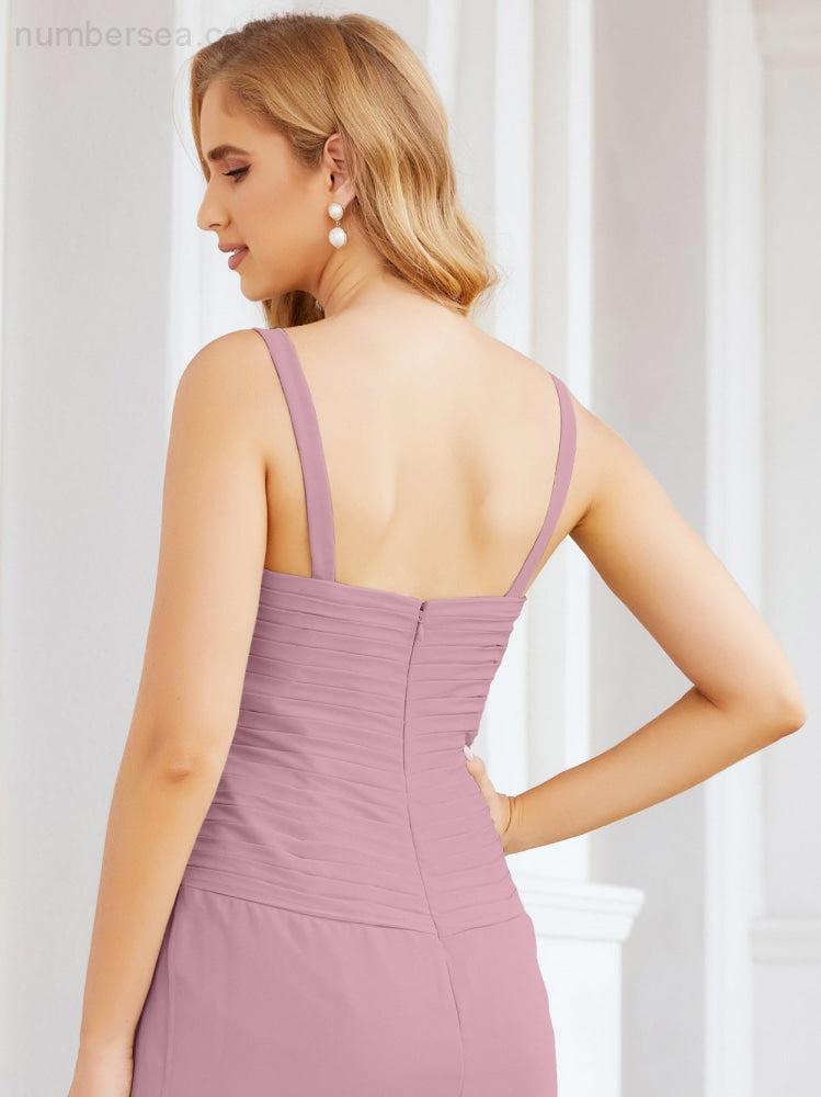 Vestidos de Mãe do Noivo Aplicações de Renda para Convidados de Casamento 28066