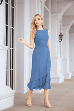 Robe de mariage de la mère de la mariée en deux pièces, ligne A, pour cérémonie et soirée formelle, modèle 28072