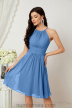 Robe de soirée formelle pour bal de fin d'études ou cocktail Halter 28011