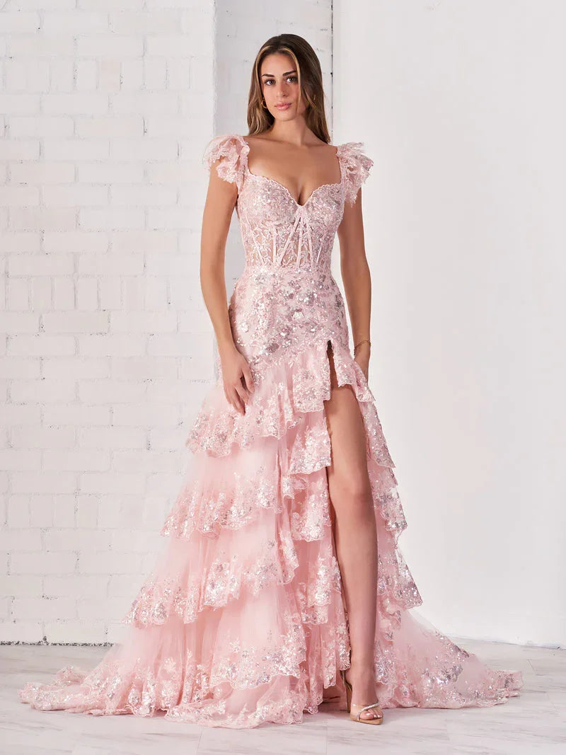 Kennedy | Etuikleid mit freier Schulter und Schnürung am Rücken für den Abschlussball