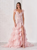 Kennedy | Etuikleid mit freier Schulter und Schnürung am Rücken für den Abschlussball