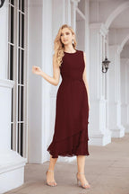 Robe de mariage de la mère de la mariée en deux pièces, ligne A, pour cérémonie et soirée formelle, modèle 28072