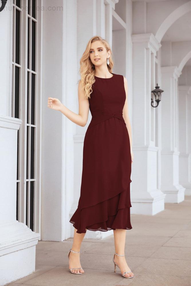 Robe de mariage de la mère de la mariée en deux pièces, ligne A, pour cérémonie et soirée formelle, modèle 28072