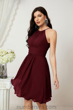 Robe de soirée formelle pour bal de fin d'études ou cocktail Halter 28011