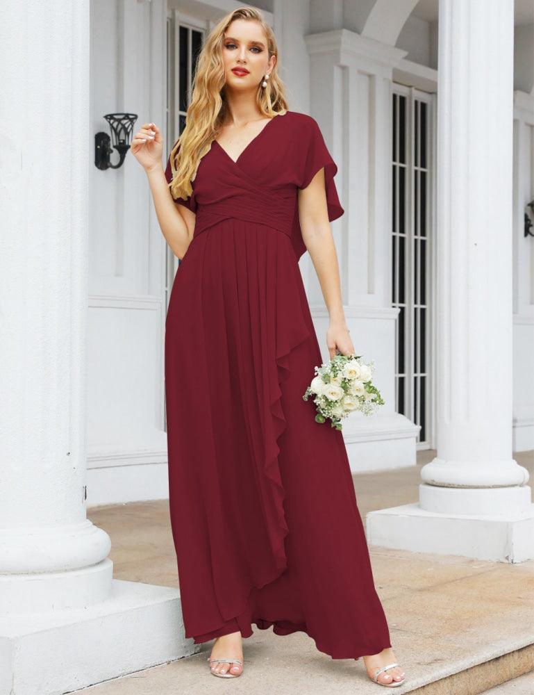 Abiti da damigella Numbersea senza schienale Abiti formali da ballo per festa serale Abito per madre della sposa 28040