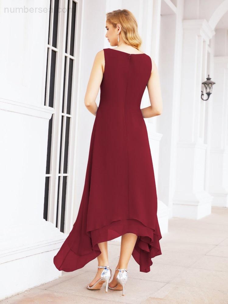 Vestido de Noiva de Duas Peças em Linha A para Mãe da Noiva Vestido de Festa Formal 28073