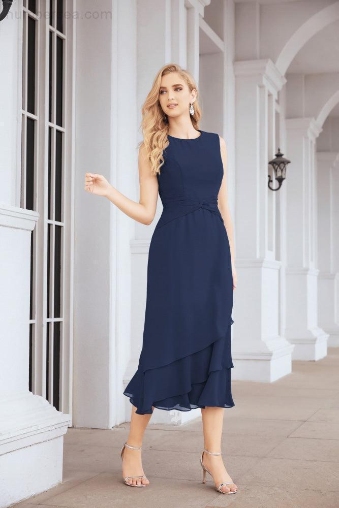 Robe de mariage de la mère de la mariée en deux pièces, ligne A, pour cérémonie et soirée formelle, modèle 28072