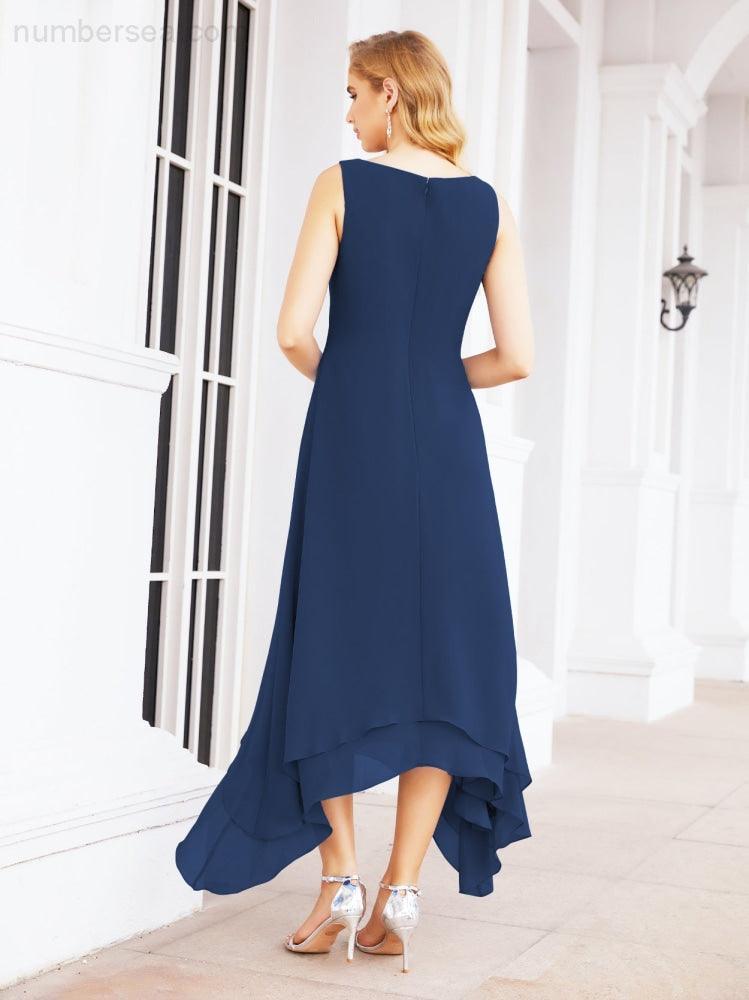 Vestido de Noiva de Duas Peças em Linha A para Mãe da Noiva Vestido de Festa Formal 28073