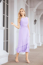 Robe de mariage de la mère de la mariée en deux pièces, ligne A, pour cérémonie et soirée formelle, modèle 28072