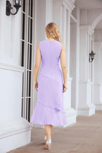 Robe de mariage de la mère de la mariée en deux pièces, ligne A, pour cérémonie et soirée formelle, modèle 28072