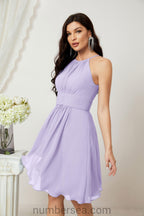Robe de soirée formelle pour bal de fin d'études ou cocktail Halter 28011