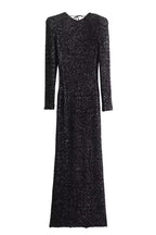 Elegante, rückenfreie Abendkleider mit Rundhalsausschnitt und einfarbigen Pailletten 