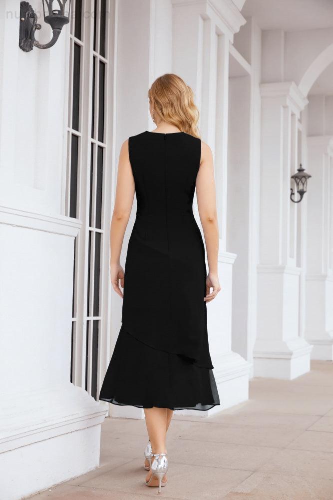 Robe de mariage de la mère de la mariée en deux pièces, ligne A, pour cérémonie et soirée formelle, modèle 28072