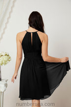 Robe de soirée formelle pour bal de fin d'études ou cocktail Halter 28011