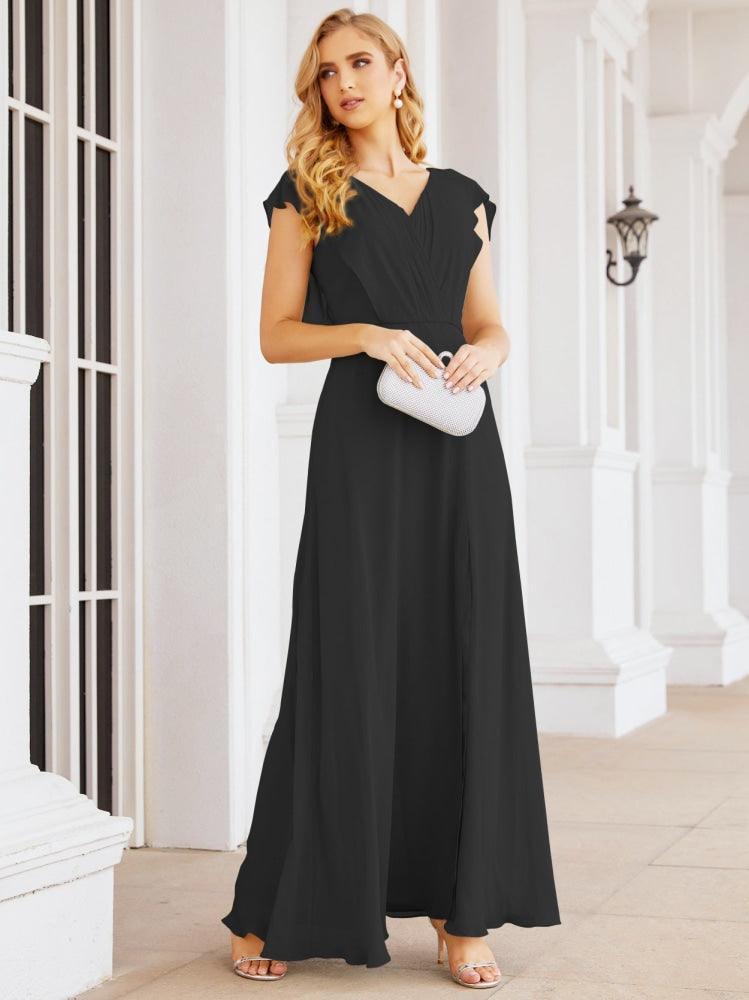 Abiti da damigella Numbersea con mantella, abito formale da ballo, abiti con schiena scoperta per madre della sposa 28058