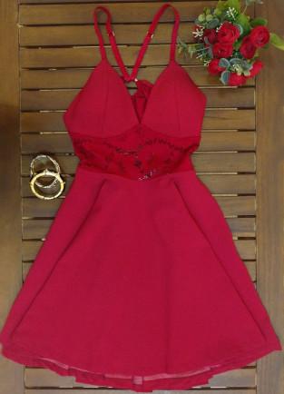 White Simple A-line V Neck Spaghetti Strap X Back Homecoming Dress