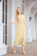 Robe de mariage de la mère de la mariée en deux pièces, ligne A, pour cérémonie et soirée formelle, modèle 28072