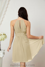 Robe de soirée formelle pour bal de fin d'études ou cocktail Halter 28011