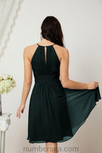 Robe de soirée formelle pour bal de fin d'études ou cocktail Halter 28011