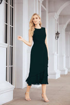 Robe de mariage de la mère de la mariée en deux pièces, ligne A, pour cérémonie et soirée formelle, modèle 28072