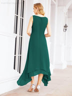 Vestido de Noiva de Duas Peças em Linha A para Mãe da Noiva Vestido de Festa Formal 28073