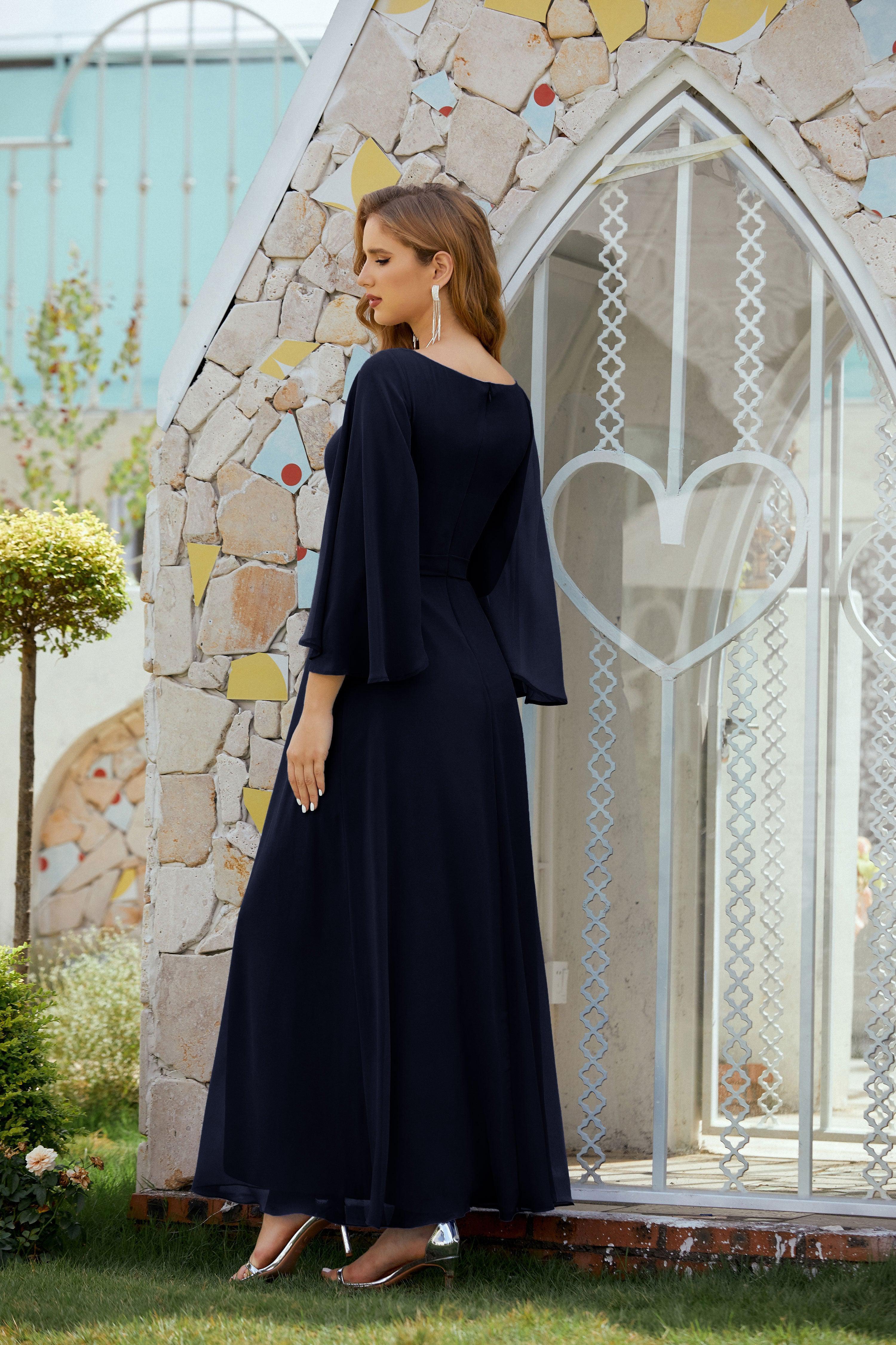 Abito da Sposa della Madre della Sposa Abito da Ballo Formale per Ospite di Matrimonio 28012