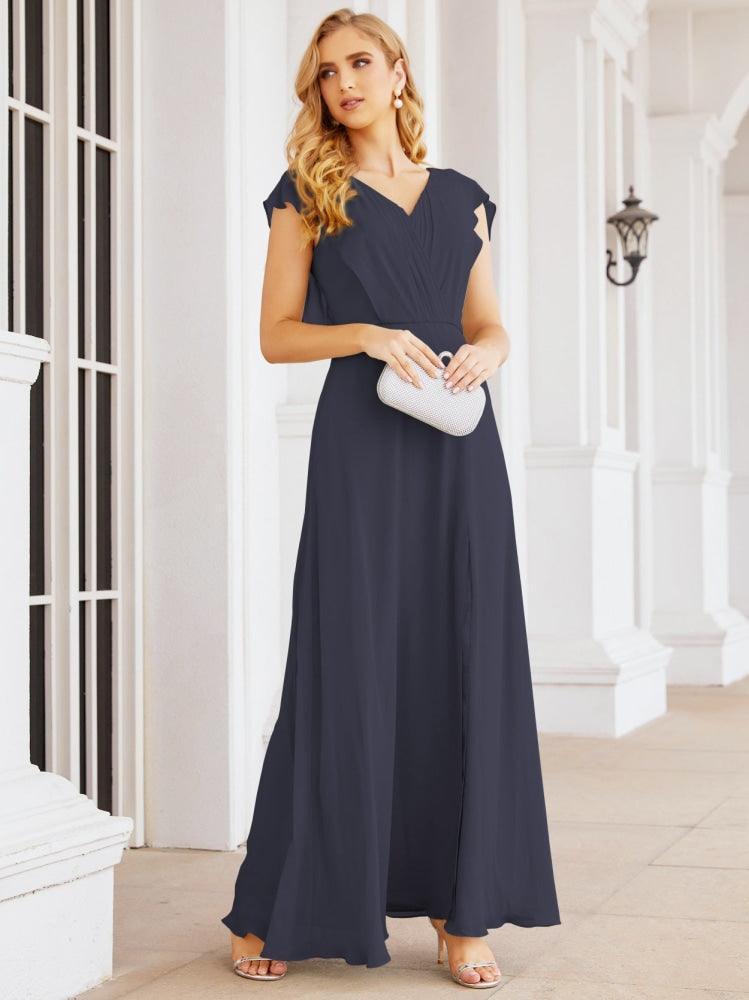 Abiti da damigella Numbersea con mantella, abito formale da ballo, abiti con schiena scoperta per madre della sposa 28058